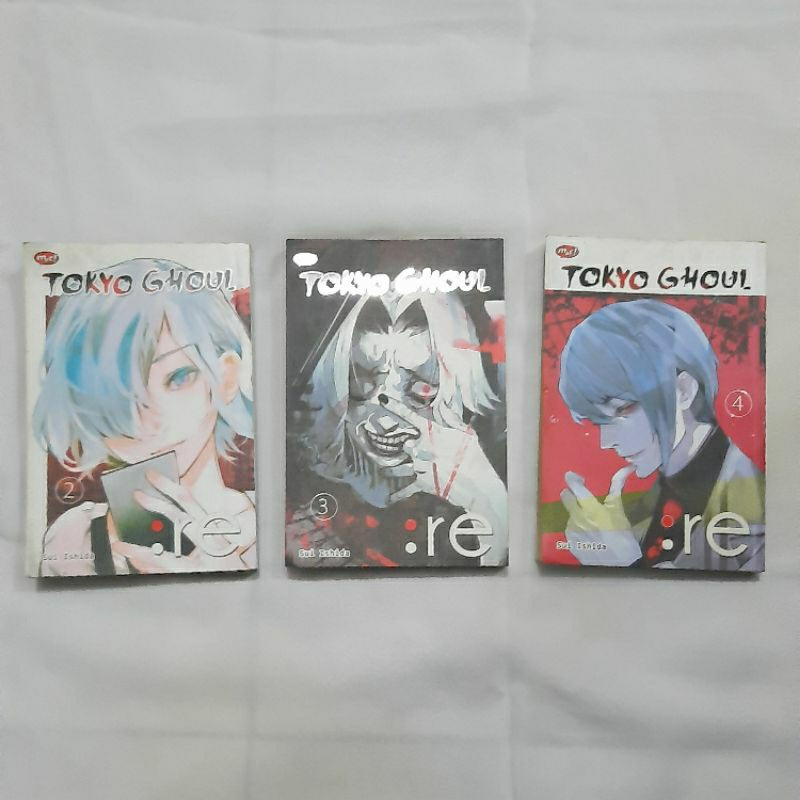 Komik Manga : Tokyo Ghoul Vols 2,3,4 Limited Edition (Indonesia) Preloved