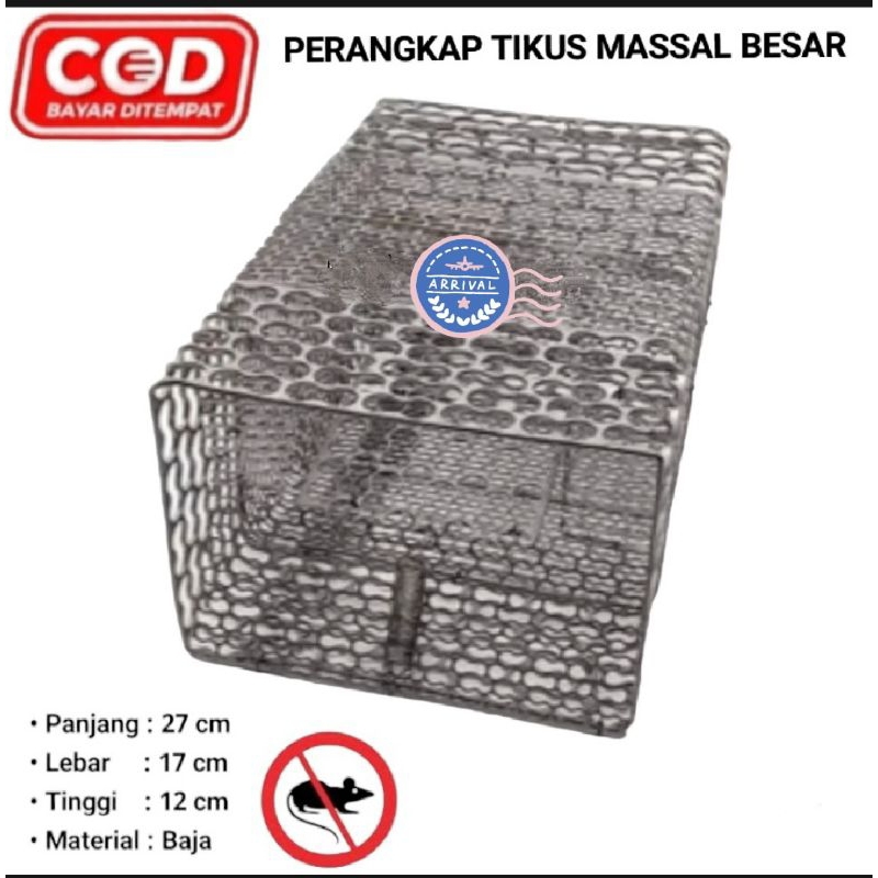 Perangkap tikus jebakan tikus baja jepitan tikus masal jumbo