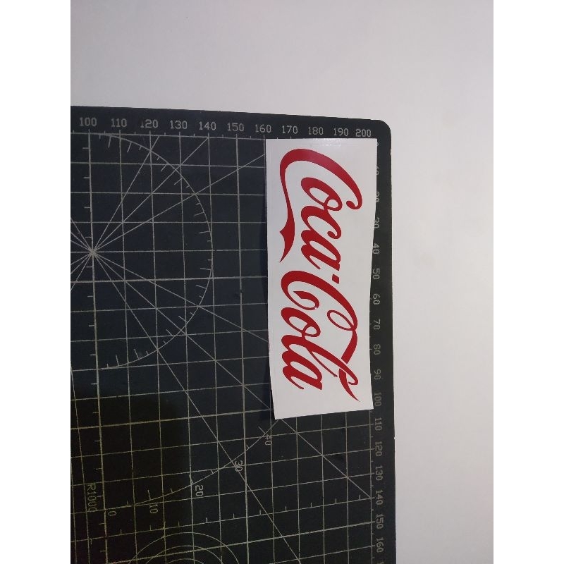 

cutting stiker coca cola