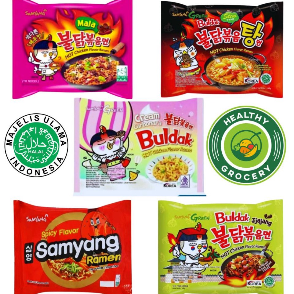 

Harga Grosir Samyang Green Buldak Hot Chicken Flavor Ramen All Varian Samyang