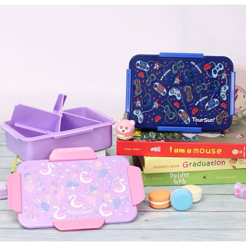 Kiddy Star Toursun Kotak Makan Flamingo / Kiddy Star Toursun Kotak Makan Game