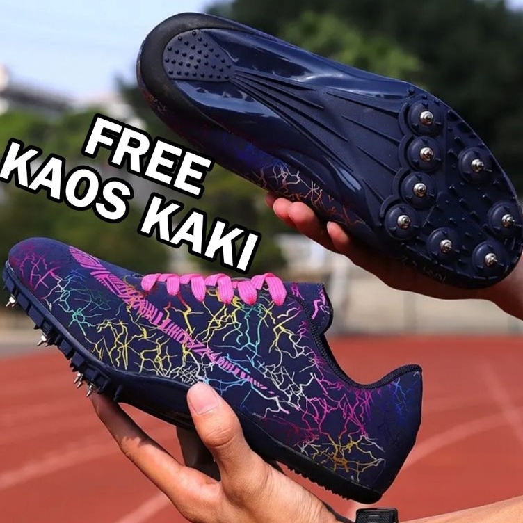 Murah Banget sepatu lintasan spike atletik sprint dan lompat gawang import