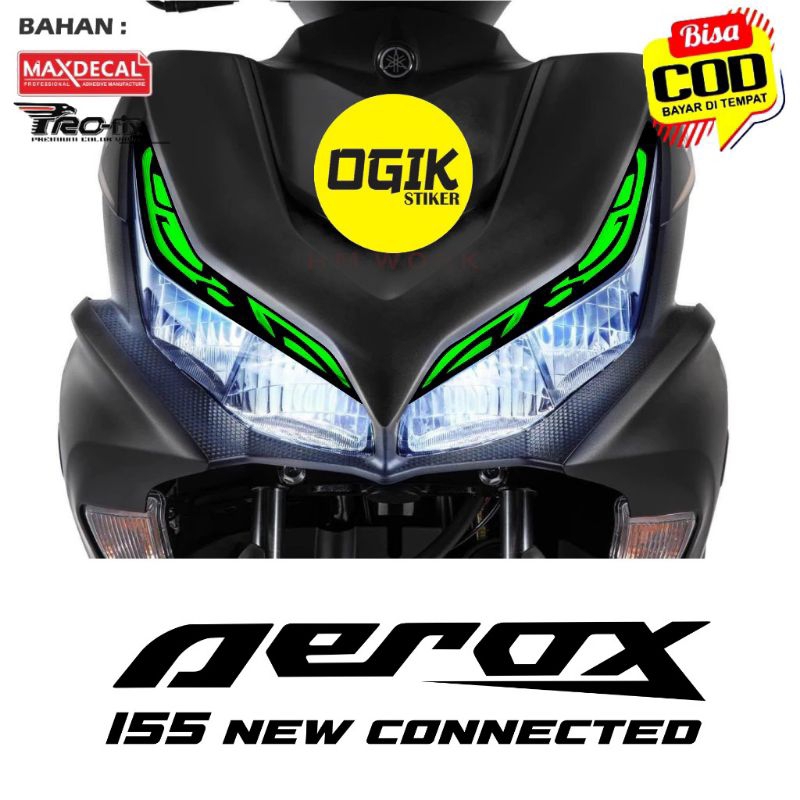 sticker alis aerox 155 new connected