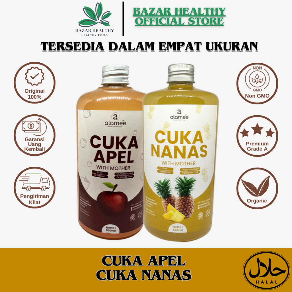 

Sari Cuka Apel Sari Cuka Nanas Original With Mother Organik Apple Nanas Cider Vinegar Diet Detox Detok Vinega Sari Buah