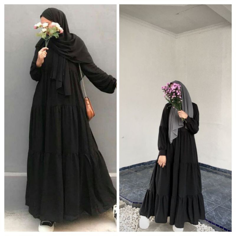 Gamis anak tanggung | Gamis rayon anak perempuan | Gamis anak usia 12 - 15 tahun | Dress remaja tang