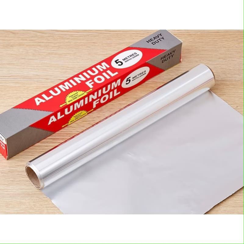 aluminium foil pembungkus wadah makanan anti lengket anti gosong bakar panggang