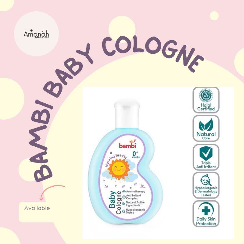 BAMBI BABY COLOGNE / BAMBI / PARFUM BAYI / BABY COLOGNE
