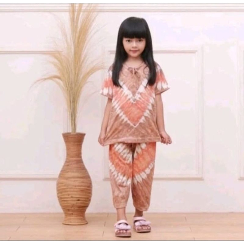 Bergaransi Setelan Kaos Anak Cp Perempuan Setelan Anak Cewek Pelangi Celana Panjang Murah Virall