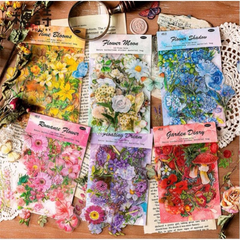 

SHARE STIKER FLOWER COLOURFULL/ VINTAGE/ LUCU/ UNIK