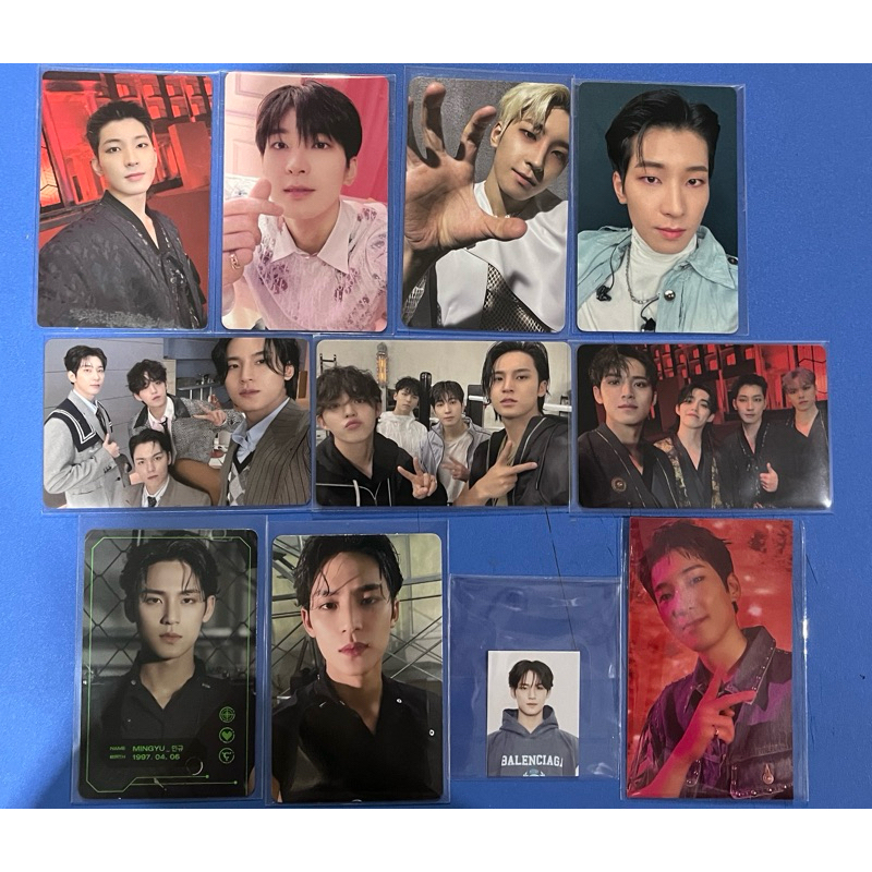 PC Photocard Seventeen Wonwoo Mingyu Gameboi