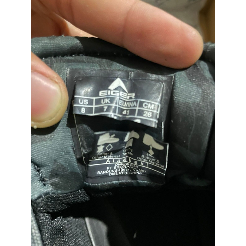 EIGER ANACONDA 2.5 CAMOUFLAGE SHOES BLACK