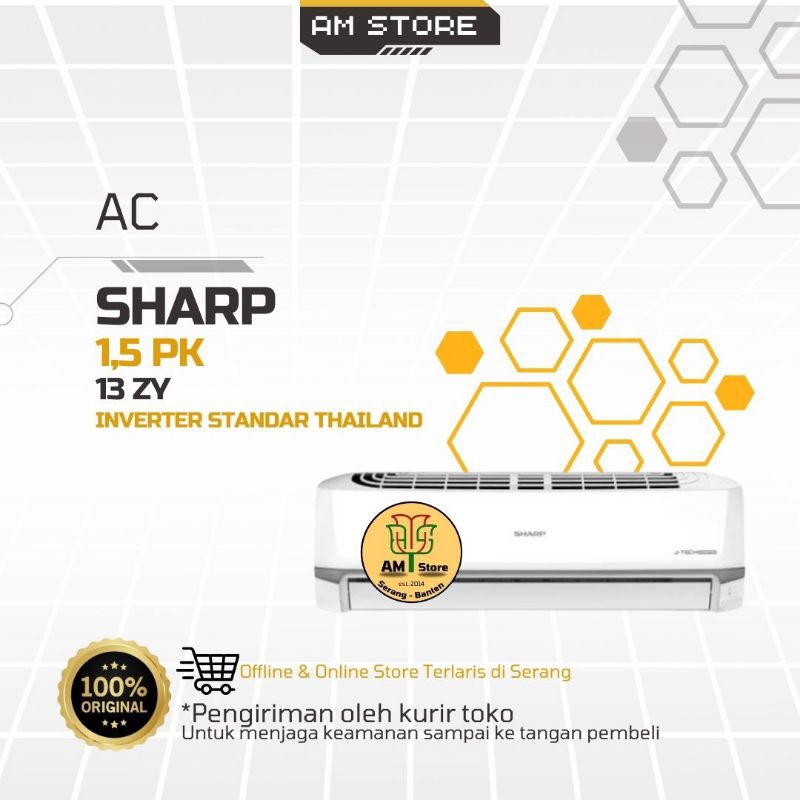 AC 1,5PK SHARP INVERTER STANDAR THAILAND 13 ZY