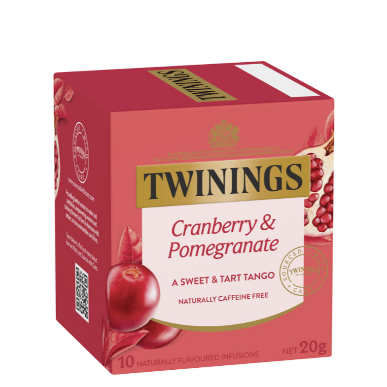 

Twinings Cranberry & Pomegranate Infusions Tea Bags 10 Pack