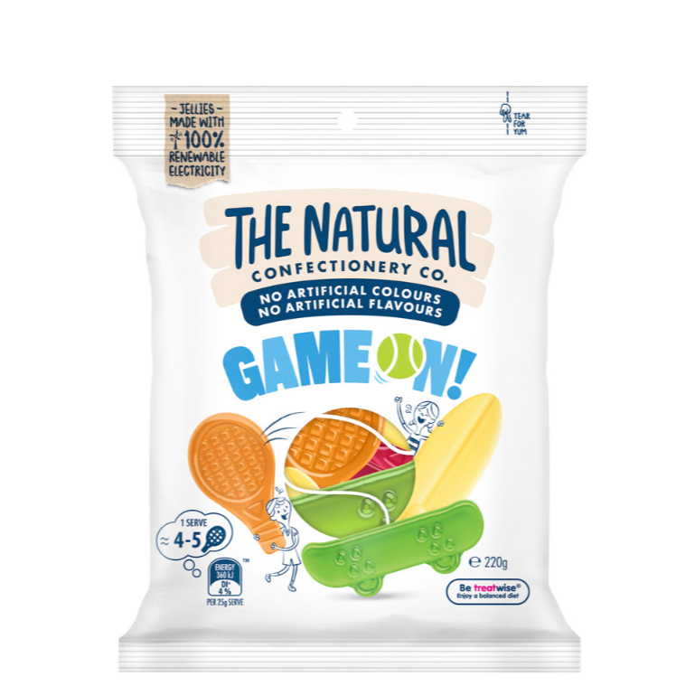 

The Natural Confectionery Co. Game On Lollies 220g