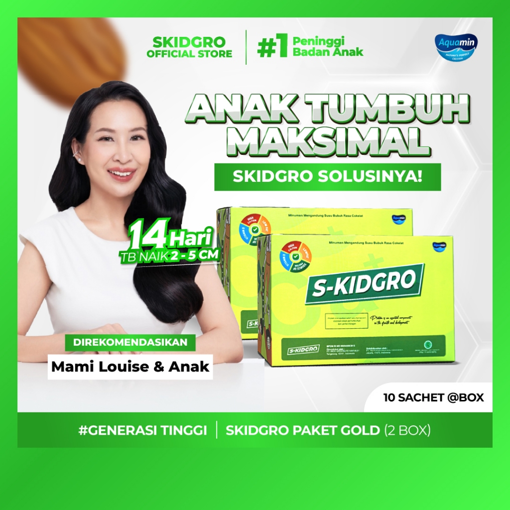 

S-KIDGRO Susu Peninggi Badan Anak Terbaik