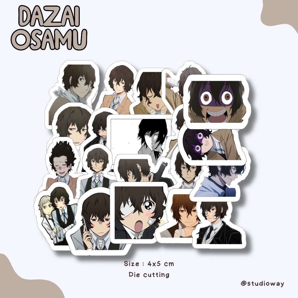 STICKER ANIME BUNGOU STRAY DOGS OSAMU DAZAI