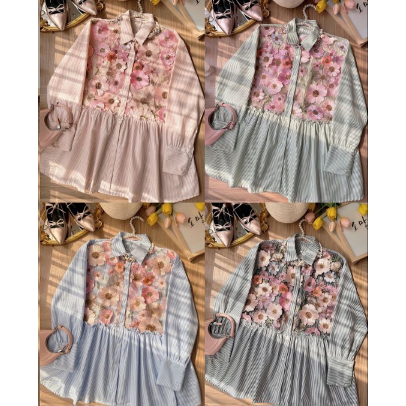 belva 3D blossom by haidee orlin/belva blossom/belva blouse by haidee orlin/belva blouse/belva/belva