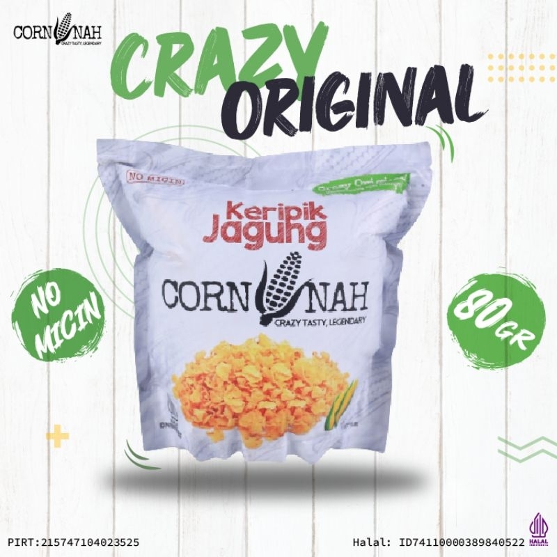 

Cornnah Corn Flakes Snack Sereal Jagung Premium Rasa Original