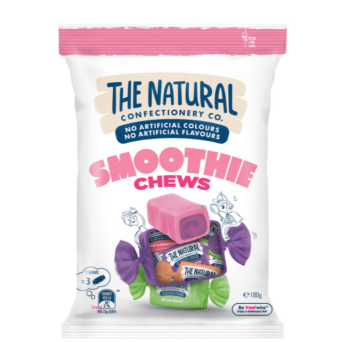 

The Natural Confectionery Co. Smoothie Chews Lollies 180g