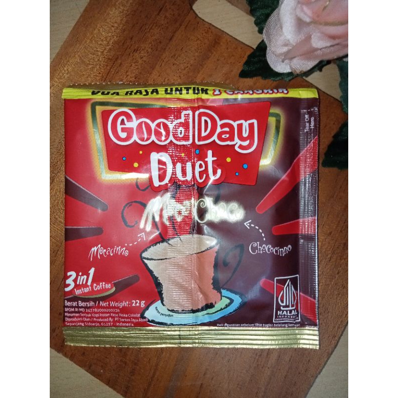 

Good Day Duet Moca Choco (Isi 5 Sachet)