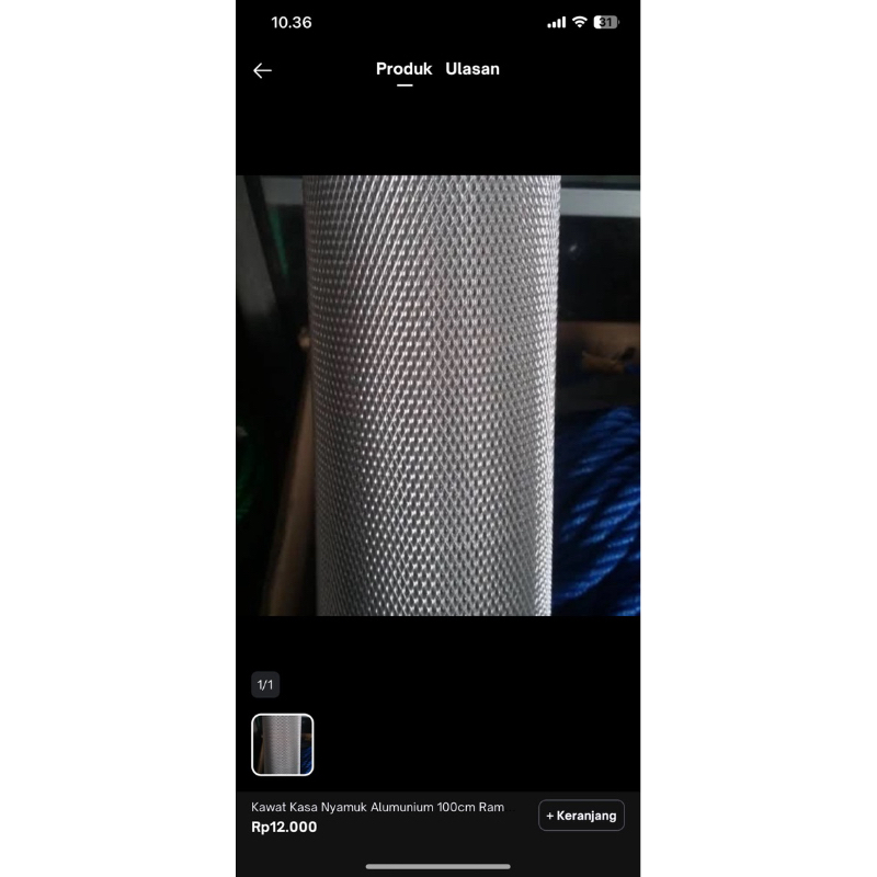 Kawat Nyamuk Alumunium Kawat Parabola Alumunium per Roll