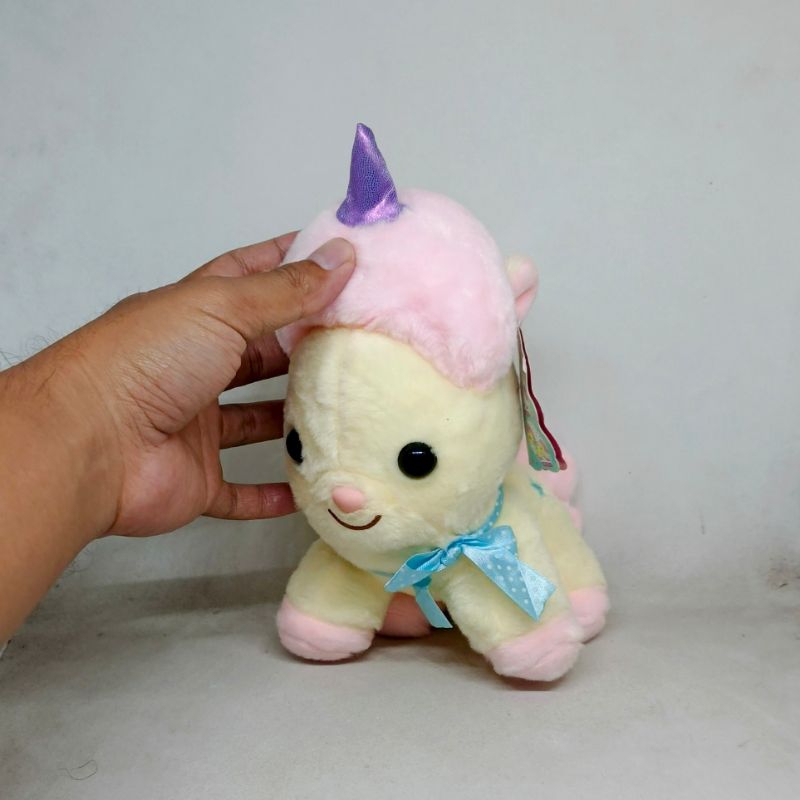 Boneka Unicorn no Cony Kirakira Star AMUSE tag Plush piany
