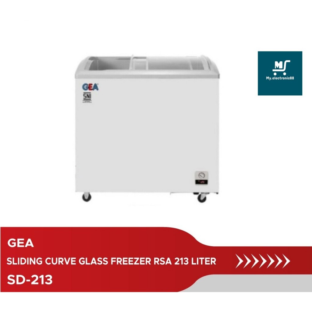 GEA CHEST FREEZER SLIDING FLAT 213L SD-213