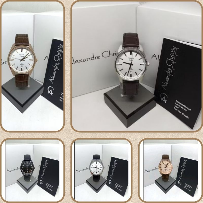 Jam Tangan Wanita Alexandre Christie 1035 AC1035 AC 1035 Tali Kulit