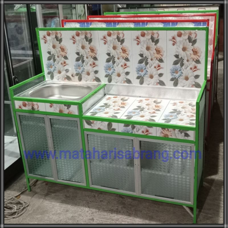 rak piring wastafel kompor