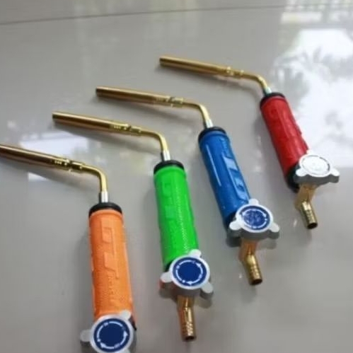 Solder las Gas torch LPG kepala satu gas torch las mini BBQ