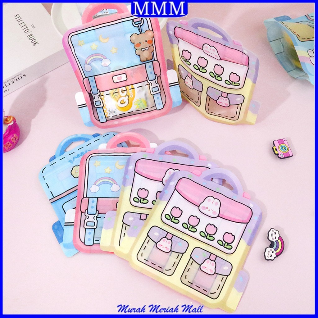 

MMM Goodie Bag Mini Plastik Standing Pouch 2D Ulang Tahun Anak Motif Kartun Plastik Bingkisan Makanan Tas Hampers Snack Ulang Tahun Anak Bungkusan Plastik Cookies Lucu Pesta Perayaan Kantong Plastik Ziplock Tas Sekolah