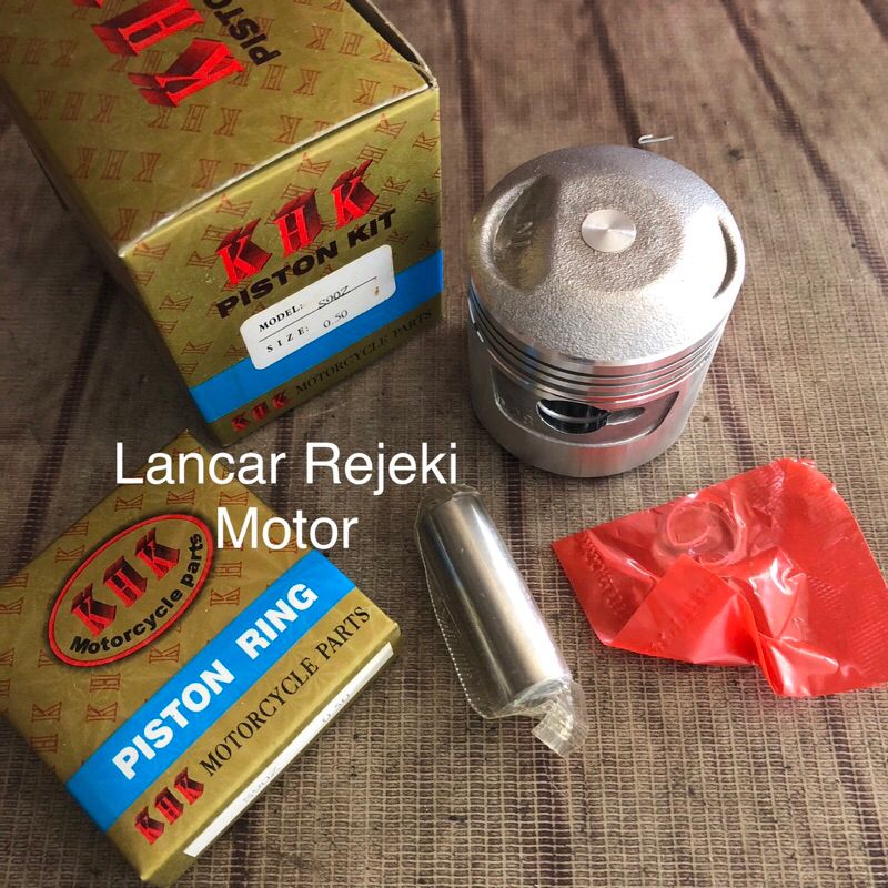 Piston Kit & Ring Pen Piston Honda S90 / S 90 / 90Z / S90Z Os Oversize 50