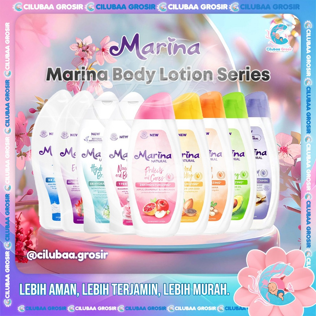 MARINA Hand & Body Lotion || Body Lotion UV White - Body Serum || Natural Hand Body Lotion