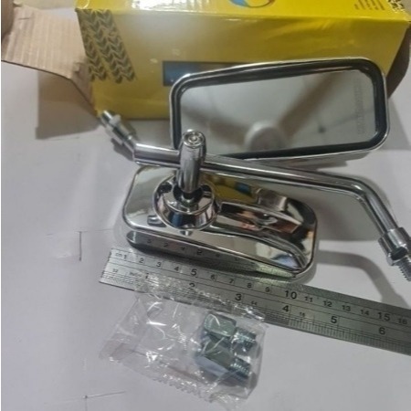 Spion Kotak Stenlis Chrome Kaca Spion Model Kotak Chrome