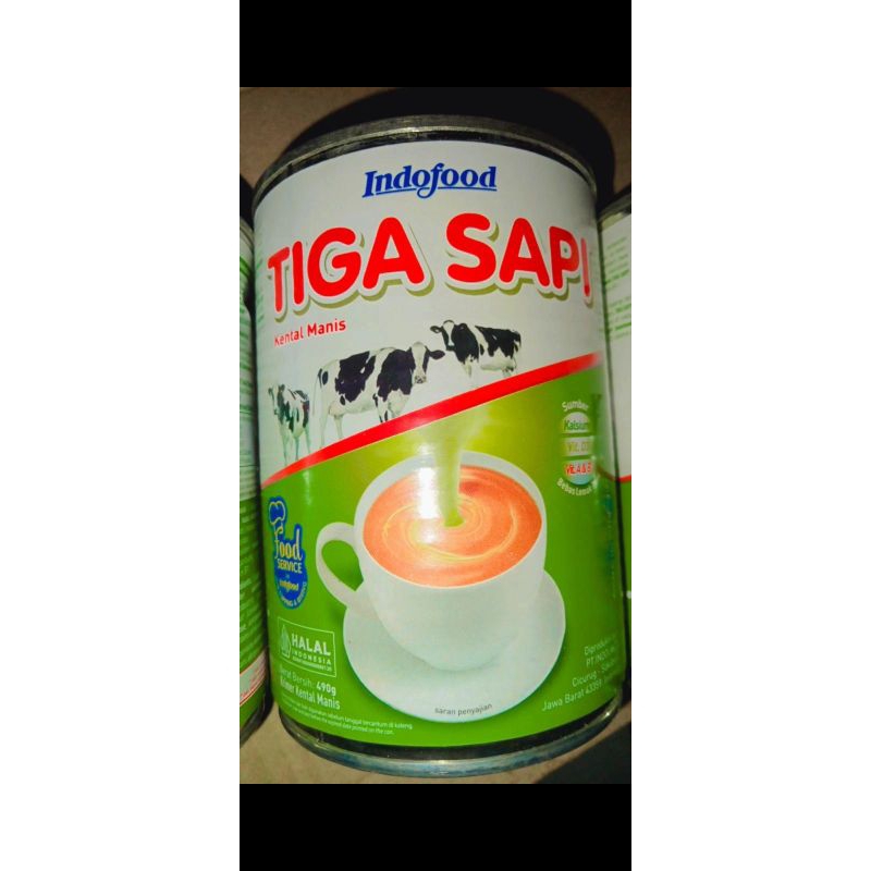 

Kremer / Susu Kental Manis TIGA SAPI 490 gr