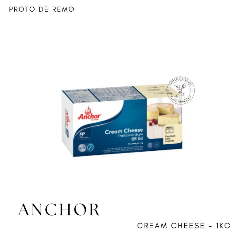 

Cream Cheese Anchor 1kg Original Packaging