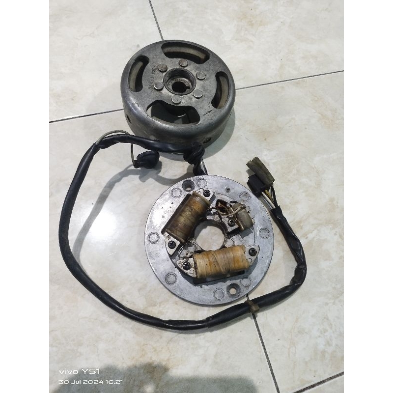 PENGAPIAN RX KING 1 SET/MAGNET SPUL KOMPLIT RX KING ORIGINAL 2006-2009 PEREDAM