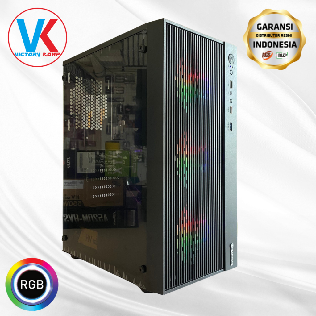 PC Rakitan Intel Core i5 12400F RTX 3060 12GB Ram 32GB | Editing Video Design Grafis Rendering 3D Ga