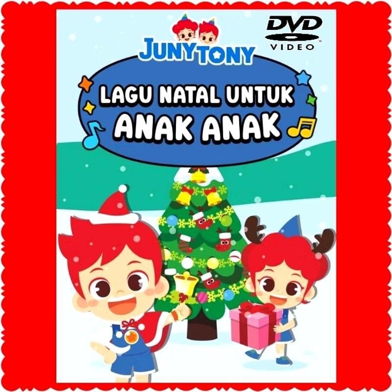 KASET DVD LAGU NATAL ANAK ANAK JUNY TONY-LAGU NATAL 2023-LAGU NATAL-CD LAGU NATAL-LAGU ANAK SEKOLAH 