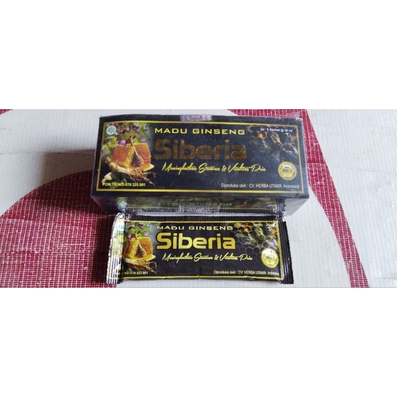 madu ginseng siberia sachet