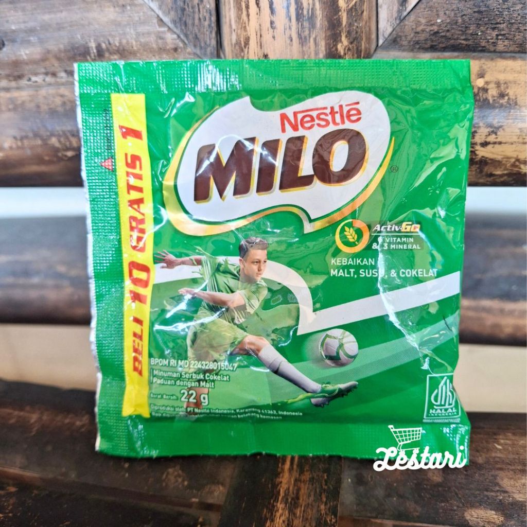 

Susu Milo Renceng 22gr - isi 1 / isi 5 sachet