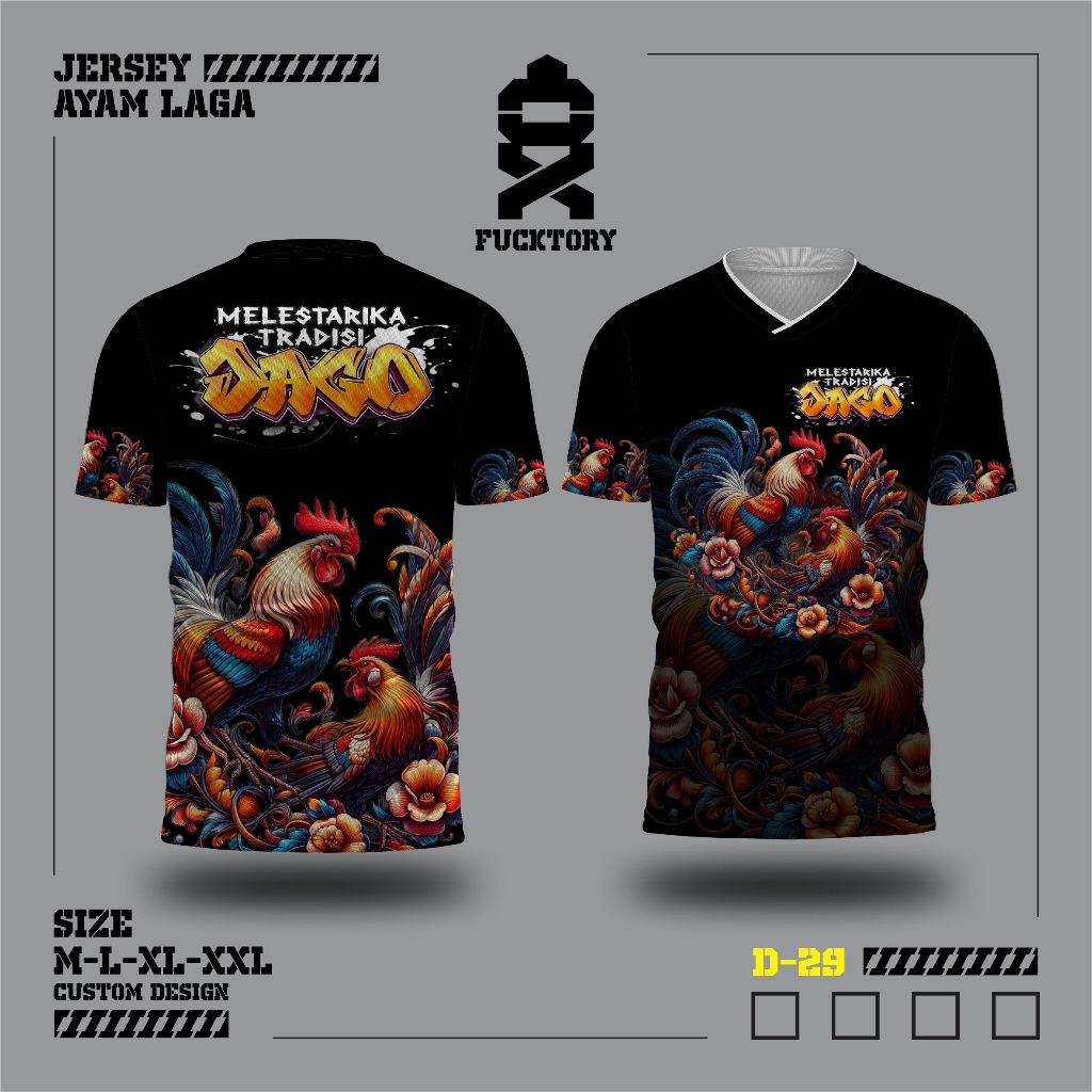 Jersey AYAM LAGA kaos ayam (6)