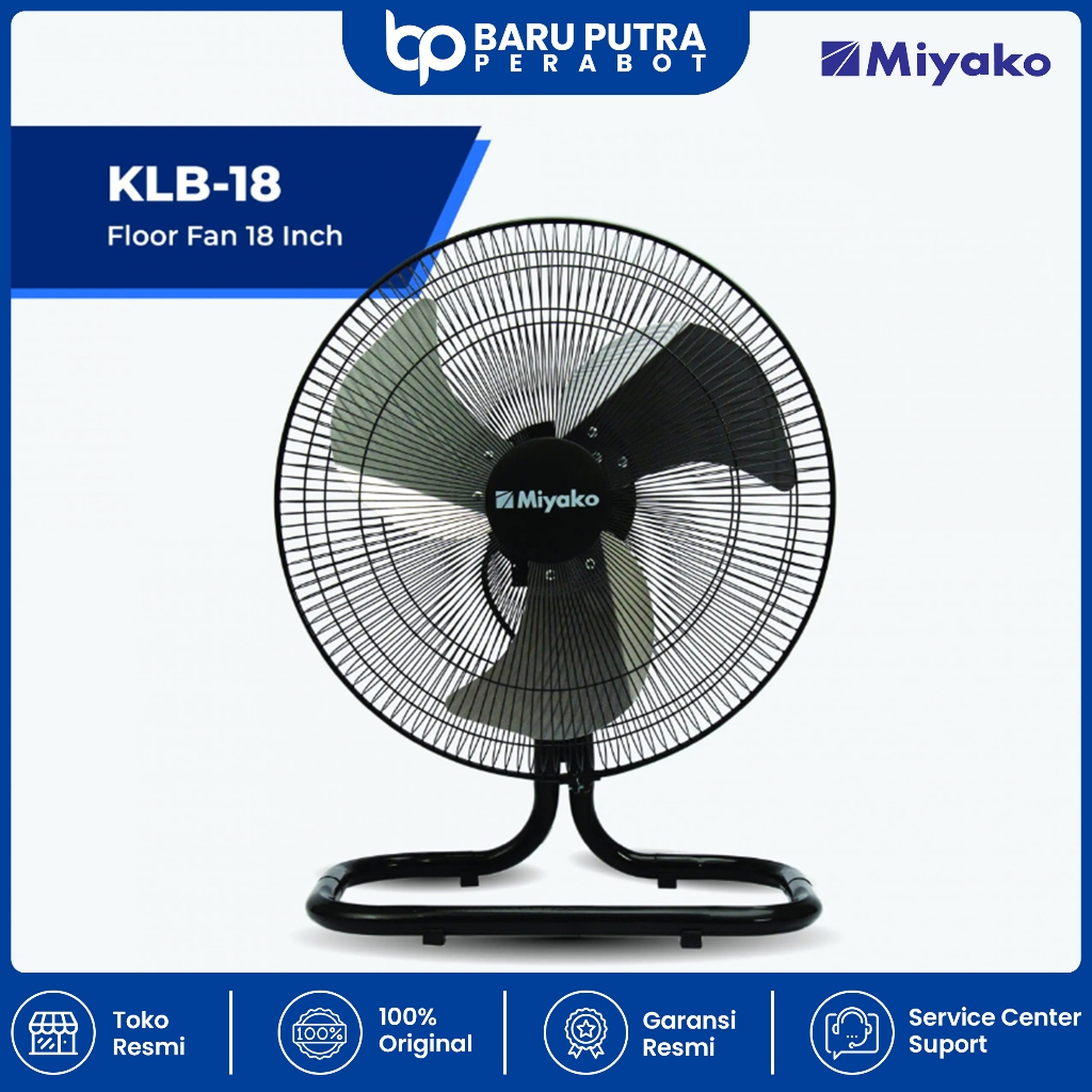 Miyako Desk Fan 18 inch Alumunium KLB-18 Kipas Angin Duduk