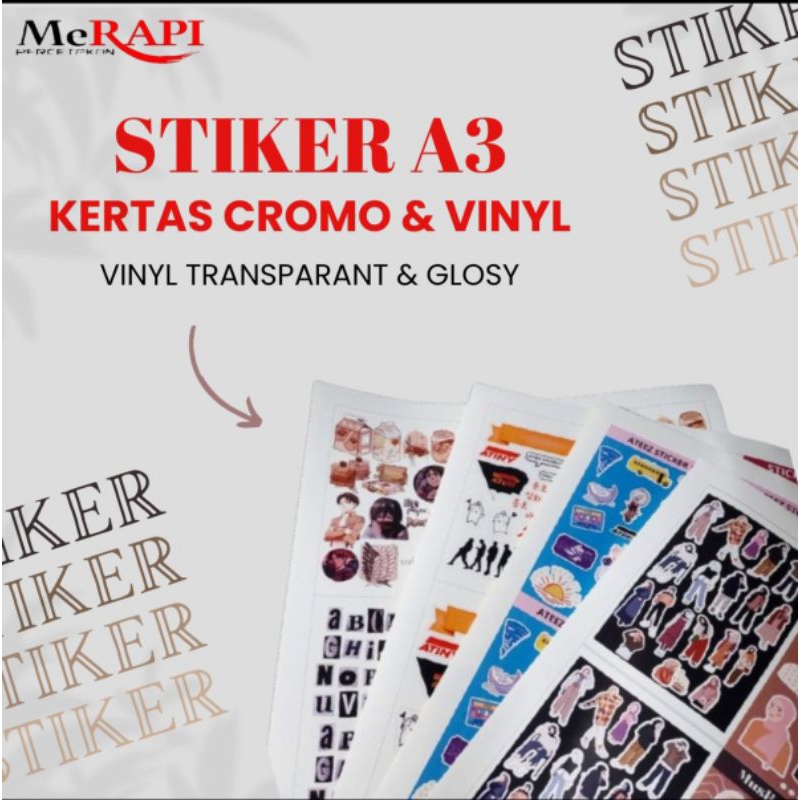 

CETAK STIKER A3 TANPA MINIMAL ORDER