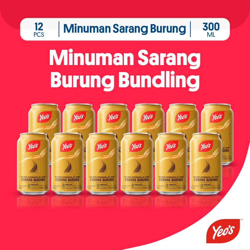 

Yeos Minuman Kaleng Sarang Burung 300ml- 12 Pcs