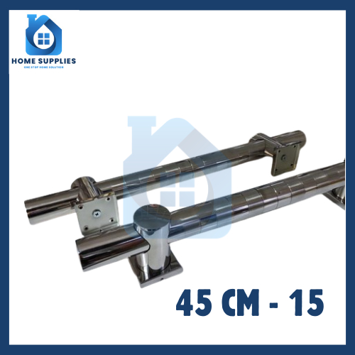 Gagang Pintu Kupu Tarung Stainless Murah 45cm - 15