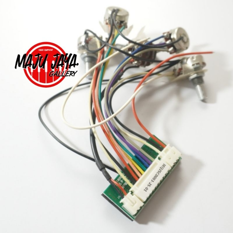 preamp pickup wiring set bass elektrik ibanez BEQ equalizer 3 band