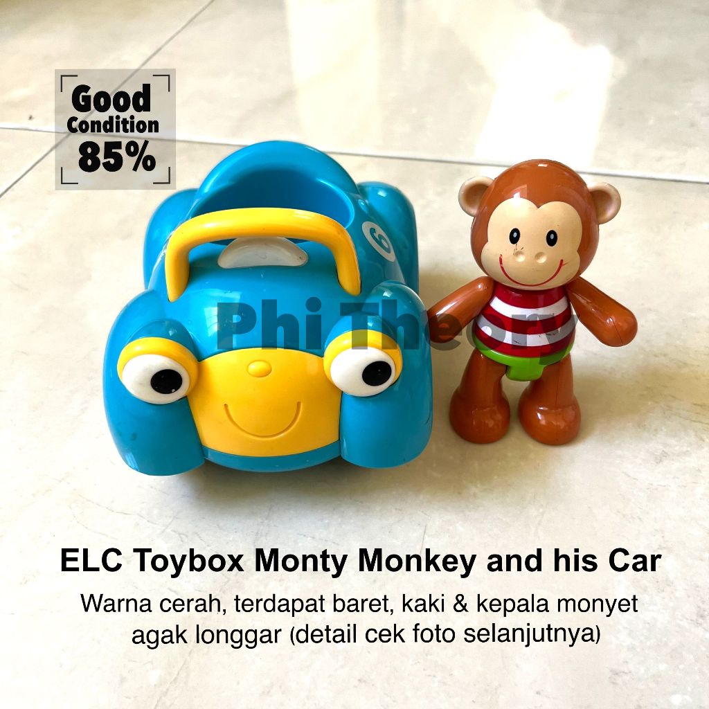 ELC Toybox Monty Monkey and his Car / Mobil Monyet Anak