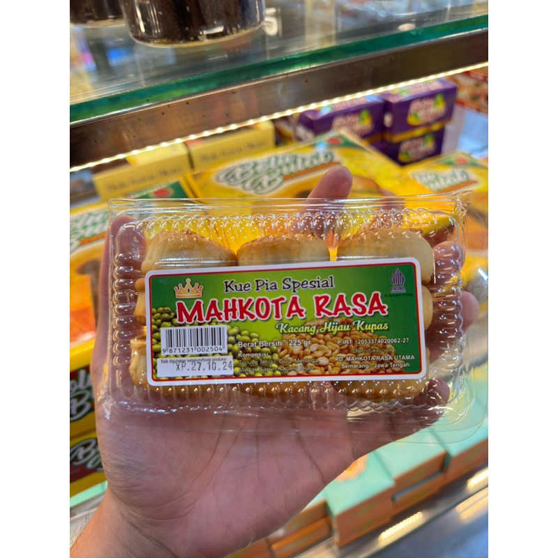 

Kue Pia Special Mahkota Rasa. Rasa kacang hijau kupas isi 9