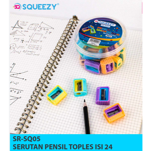 

(Toples/24Pcs) SQUEEZY - Rautan Pensil SQ-05